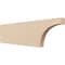 Ekena Millwork 2in. W x 8in. H x 28in. L Huntington Woodgrain TimberThane Rafter Tail, Primed Tan RFTUR02X08X28HUNRCPR - alternate 1